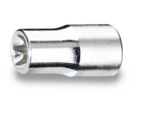 Chiavi a bussola con attacco quadro femmina 1/4" per viti con profilo Torx® cromate art. 900FTX