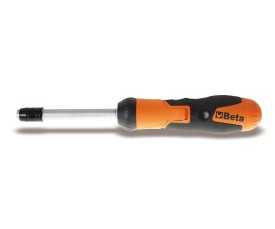 Giravite portainserti a cricchetto reversibile con impugnatura snodata art. 855P