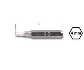 Inserti 4 mm per viti con impronta esagonale art. 1256PE