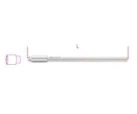 Portabussole quadro maschio 1/4” cromato art. 1281PB
