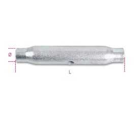 Canaule a tubo per tenditori zincate 8001TZ