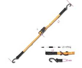 Sistema di legatura con 2 ganci LC 375Kg 8188CG/25
