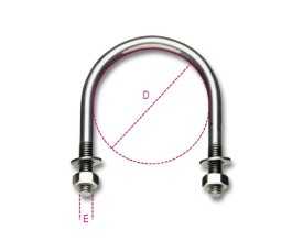 Collari per sostegno acciaio inox  8381SX