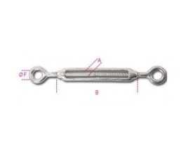 Tenditore a due occhi inox AISI 316 8205