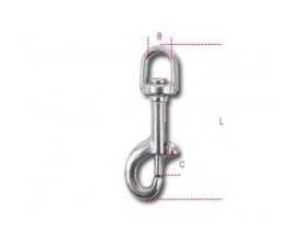 Moschettoni a girello inox AISI 316 8264