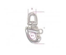 Moschettoni a sgancio rapido inox AISI 316 8273