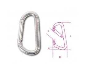Moschettoni trapezoidali inox AISI 316 8278