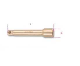 Prolunghe per bussole 1/2 con attacchi quadri antiscintilla 921BA/21 - 921BA/22