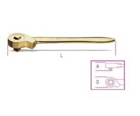 Cricchetto semplice con quadro scorrevole 3/4 antiscintilla 926BA/50